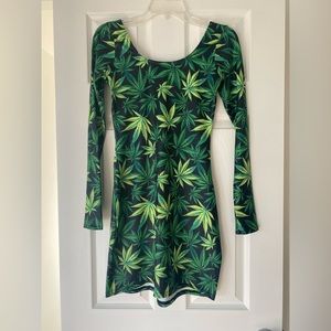 BlackMilk Whoa Dude Long Sleeve Dress